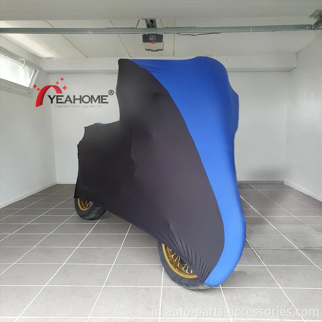 Desain tambal sulam super elastis motor indoor cover tutup perlindungan debu-tahan debu